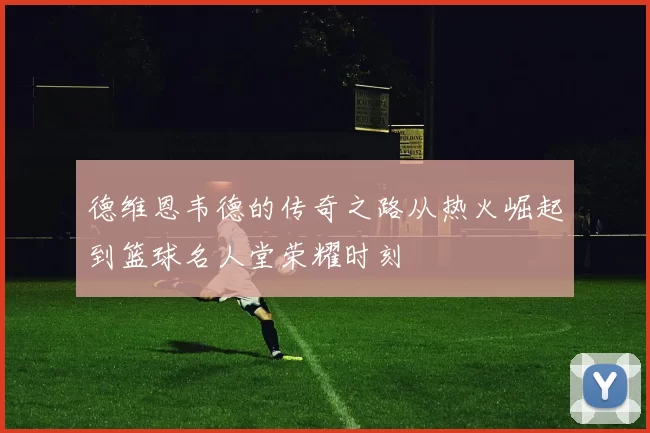 德维恩韦德的传奇之路从热火崛起到篮球名人堂荣耀时刻