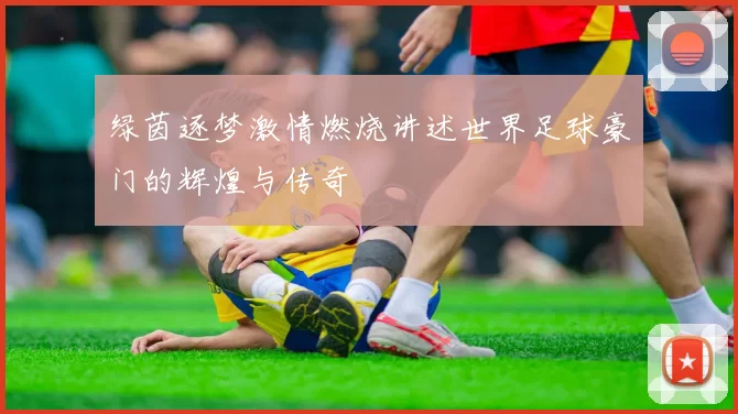 绿茵逐梦激情燃烧讲述世界足球豪门的辉煌与传奇